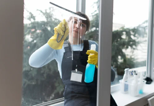 Nettoyage de vitres intérieures et extérieures à la Grigonnais